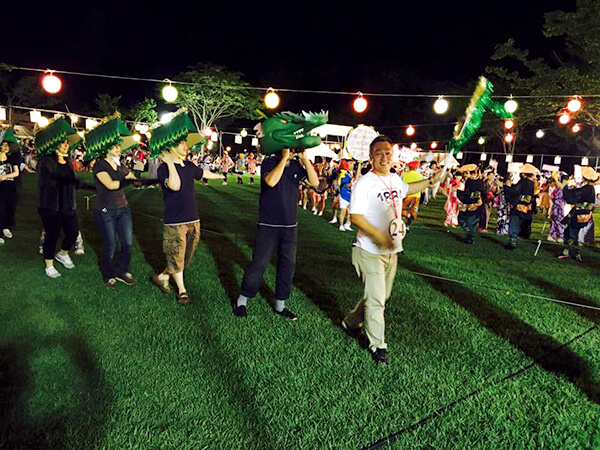 潟上市盆踊り大会参加